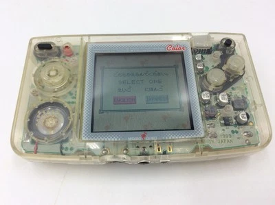Console Neo Geo Pocket Color SNK Crystal Clear Skelton Japan - Photo 1/4
