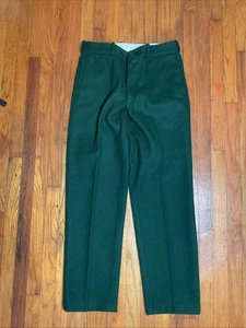 Vintage Johnson Wool 8 Points Pants Mens size USA Green Woodsman Hunting - Picture 1 of 6