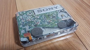 Customized Sony Walkman WM-EX677 Schwungrad restauriert geprüft transparent Messing - Bild 1 von 8
