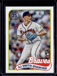 2024 Topps AJ Smith-Shawver 1989 Topps Baseball 35th Anniversary (Series One) - Picture 1 of 2