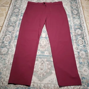 Pantalones Greyson Para Hombre 33 Borgoña Montauk Pantalones Deportivos Golf Rendimiento Elastizados - Imagen 1 de 11