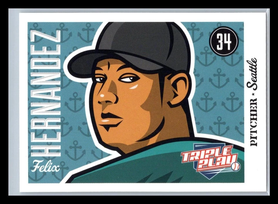 2012 Panini Triple Play #74 Felix Hernandez - Image 1 of 2