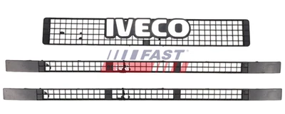 NEU 3X KÜHLERGRILL  Kühlergitter IVECO DAILY 1990- CHROM SCHWARZ - Bild 1 von 2