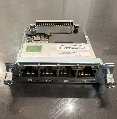 Cisco EHWIC-4ESG Enhanced Gigabit Interface Card 4-Port - Image 1 of 3