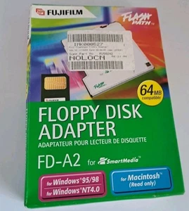 FUJIFILM Floppy Disk Adapter FD-A2 Flash Path for SmartMedia Cards - Picture 1 of 5