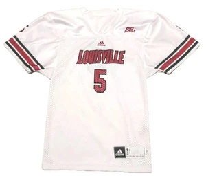 LOUISVILLE CARDINALS #5 HEUSER JERSEY BOYS YOUTH MEDIUM MADE BY ADIDAS - Picture 1 of 6
