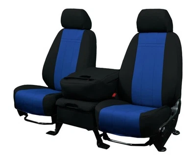 CalTrend Car Seat Covers Fit Ford Transit-150|Transit-250 2015-2024 Blue - Image 1 of 4