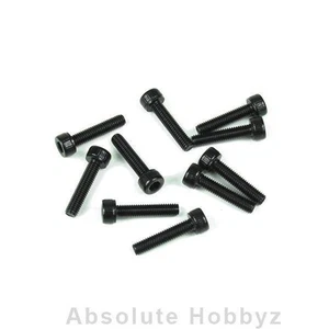 Tekno M3x10mm Cap Head Screws (black, 10pcs) - TKR1523 - Picture 1 of 1