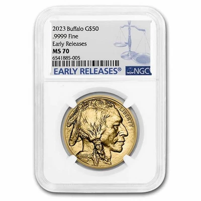 2023 1 oz Gold Buffalo MS-70 NGC (Early Release) - Image 1 of 3
