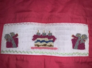 Rosalina Collection Smocked 2pc Tunic 3T Birthday Cake & Presents - Picture 1 of 7