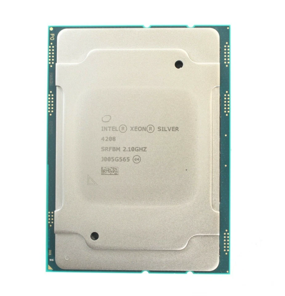 Intel Xeon Silver 4208 CPU  Octa Core  2.10ghz CPU processor lga3647 srfbm 85w - Image 1 of 1