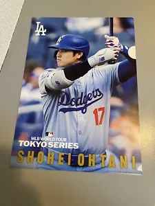 2025 Mlb Tokyo Series File Folder Shohei Ohtani Los Angeles Dodgers - Picture 1 of 2