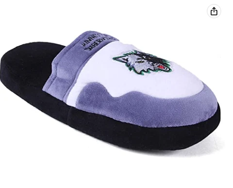 NBA Scuff Comfy Slip On Unisex Slippers Minnesota timberwolves sz Lg Cover