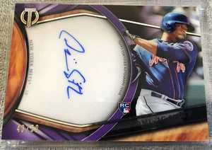Dominic Smith• /50 RC On-Card Auto• 2018 Topps Tribute Autograph• Mets - Picture 1 of 5