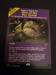 Hive of the Eye Tyrant (Dungeon Module) #355 (NM) Forgotten Realms AFR Magic MTG - Picture 1 of 2