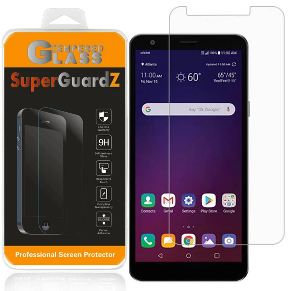 SuperGuardZ Tempered Glass Screen Protector Guard Shield For LG K30 (2019) - Image 1 of 4