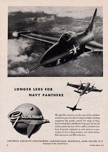 1953 Grumman Panther Jet Aircraft Ad 1/23/2025d - Picture 1 of 1