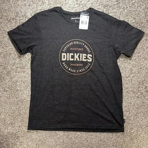 Men's Small NWT Gray Dickies Logo Shirt - Picture 1 of 8