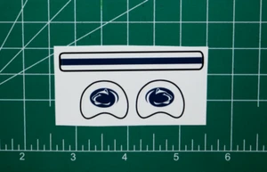 Penn State Nittany Lions LOGO *NUR GESTANZTE AUFKLEBER* für Football Kaugummihelme - Bild 1 von 3