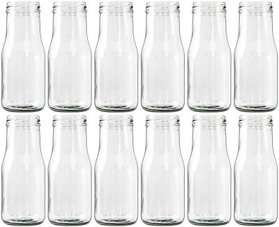 12 x Glasfläschchen, Flasche Vase Tischvasen Glasflaschen Dekoflaschen Väschen - Bild 1 von 2