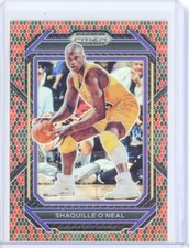 2023-24 Panini Prizm Draft Picks SHAQUILLE O'NEAL LSU Magic Snakeskin Venom SSP