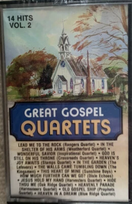 GREAT GOSPEL QUARTETS CASSETTE- Blue Ridge Quartet Sunshine Boys The Kingsmen - Image 1 of 2