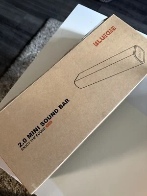 Bluedee SK300 Schwarz 2.0 Mini Soundbar für 16 Zoll Fernseher - Bild 1 von 4