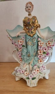 Porzellan Vase Art Halter oder Kerzenständer, nach Modellen aus Sèvres. - Bild 1 von 3