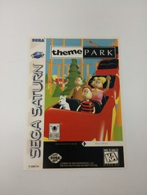 Theme Park VIDPRO Card Sega Saturn Toys "R" Us Kay-Bee Retail Display Card 