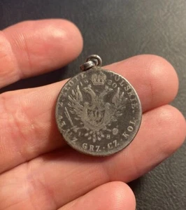 RARE POLAND1820 silver 2 zloty zlote Alexander I silver coin medal - Picture 1 of 6