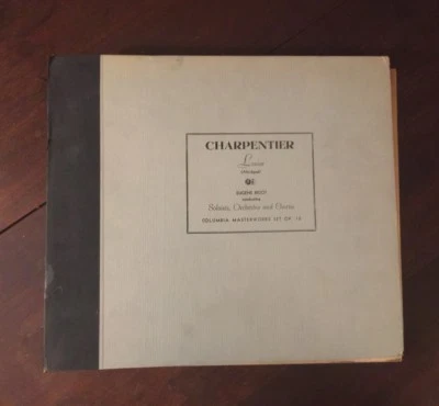 CHARPENTIER Columbia Masterworks Set Op.12 Louise Eugene Bigot Conductor - Image 1 of 2