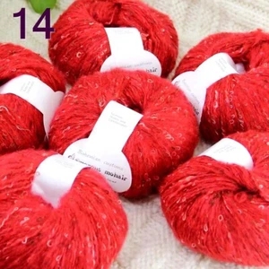 Sale 6SkeinsX50gr Luxury Soft NEW MOHAIR Shawls Hand Knit Crochet Yarn 14 - Picture 1 of 4