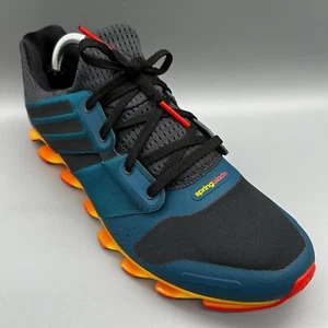 Adidas Springblade Solyce Mineral AQ5240 blu arancione uomo UK 9 scarpe da ginnastica running - Foto 1 di 11