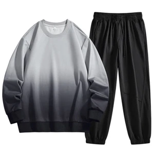 New Spring Mens Sweatsuits 2 Piece Sweatshirt Tracksuit Sets Pants Jogging Suits - Picture 1 of 16