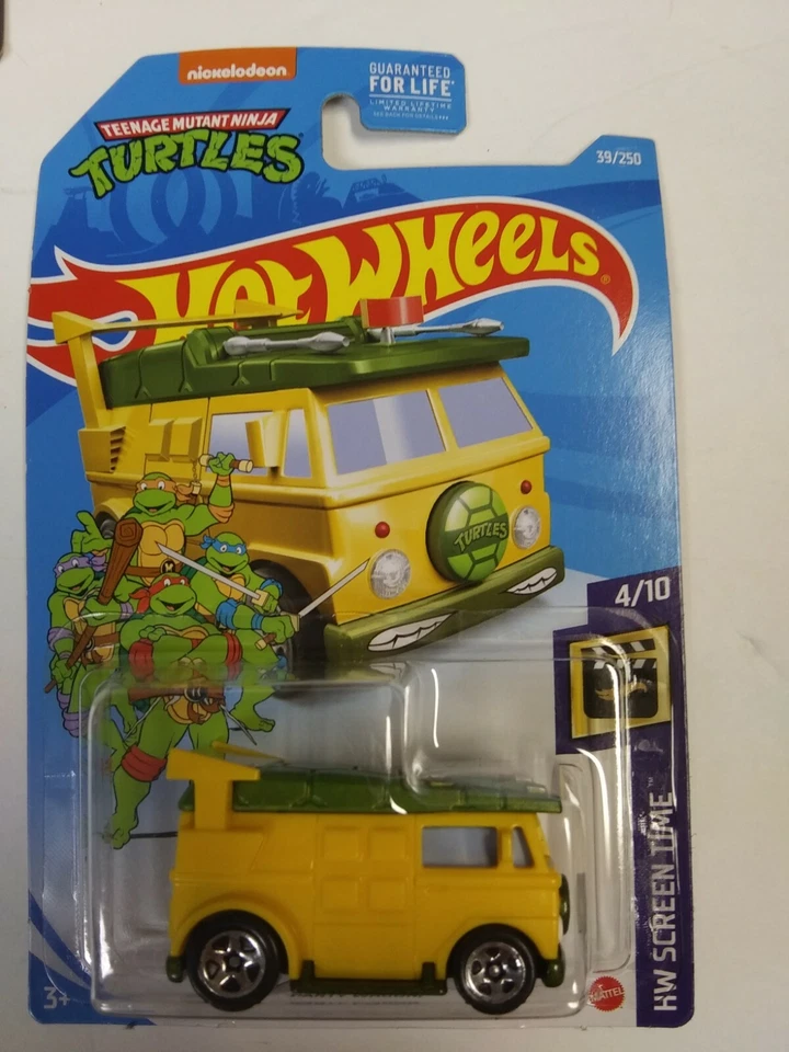 Hot Wheels Teenage Mutant Ninja Turtles Party Wagon 2020 #39 HW Screen Time - #4 Foto 1 de 1