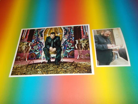 Marian Gold Alphaville signed autograph Autogramm 8x11 inch photo in person Cover
