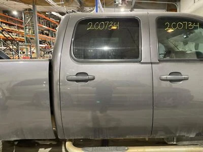 2007-14 GMC Sierra 2500 Passenger RH Right Storm Gray-GGW Rear Power Door Shell Foto 1 de 4