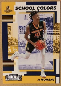 2019-20 Panini Contenders Draft Picks School Colors #2 Ja Morant Rookie RC