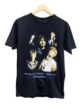 Vintage 90's Giant Backstreet Boys Black and Blue Tour Tee Size Medium