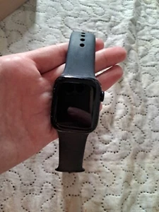 Apple Watch Series 7 GPS+Cellular 41mm Cassa in Alluminio Mezzanotte con... - Afbeelding 1 van 1