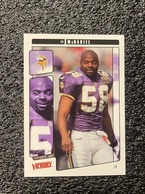 2001 Upper Deck Victory Football #189 Ed McDaniel - Image 1 of 2