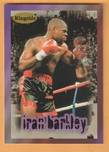 Iran Barkley 1996 Ringside #18 Boxing Card Bronx New York - Imagen 1 de 2