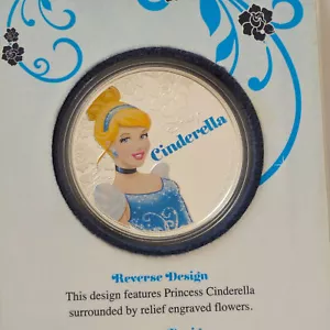 2015 Disney Princess - Cinderella 1oz Silver Proof Coin - Bild 1 von 8