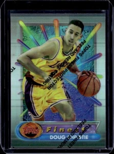 1994-95 Topps Finest Doug Christie Refractor With Peel #133 Lakers - Picture 1 of 2