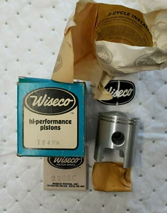 VINTAGE WISECO PISTON 174P8 SUZUKI 250 TWIN CYLINDER T TR GTK GTL - Picture 1 of 6