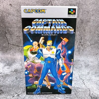Nintendo Super Famicom Captain Commando Capcom Japan SNES SFC Game in Stock - Image 1 of 4
