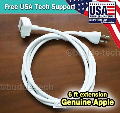 Genuine Apple Power Adapter Extension Cable for MacBook Charger MK122LL/A RM0497 - Image 1 of 4