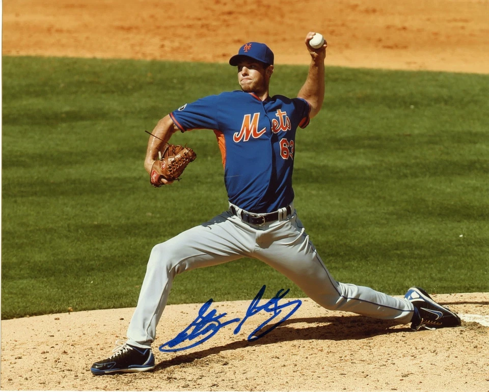 STEVEN MATZ SIGNED 8X10 PHOTO METS COA - Image 1 of 1
