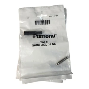 Lot Of 6 Pomona Banana Jack Connector 14AWG 5168-0 NEW - Picture 1 of 2