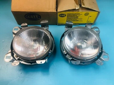 Juego de faros redondos Volkswagen tipo 2 T25 Vanagon Bus Hella NOS Foto 1 de 4